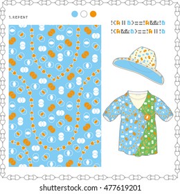 Pattern of the logic and Child costume