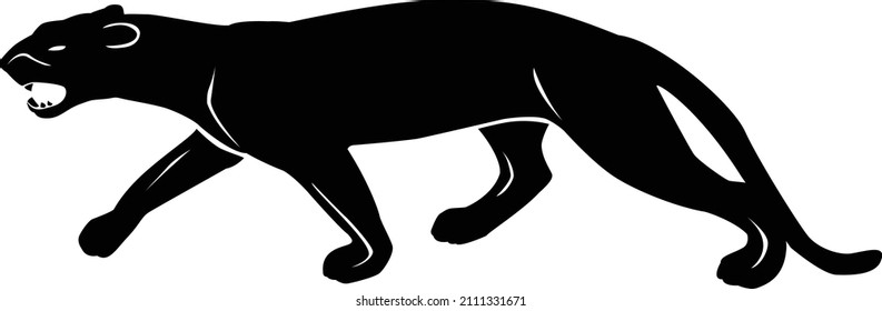 Muster oder Logo einer schwarzen Silhouette auf schwarzem Hintergrund