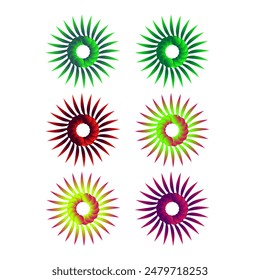 pattern logo with pattern icon