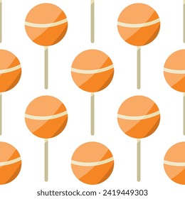 Pattern lollipop, great design for any purposes. Isolated white background.