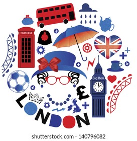 Pattern with London symbols