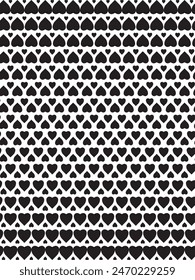 Pattern love reflection monochrome color