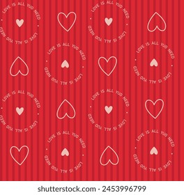 patrón amor textura linda chica