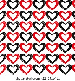 Pattern love you. Color print. Icons vector illustrations. Set of text in different colors and types. Valentine's day love romantic 