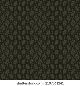 Pattern made of khaki patches dotted and outlined in black. Scarf texture. Wallpaper design.