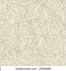 Pattern made of schemes origami