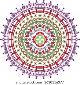 Pattern, Mandala Design, art, Illustration, color, wallpaper, decorative, textile, background