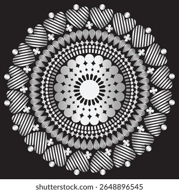 Muster, Mandala Design, Kunst, Illustration, Farbe, Tapete, dekorativ, Textil, Hintergrund