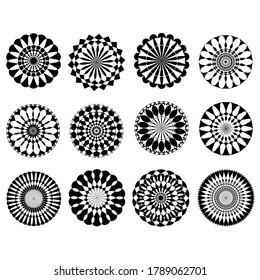 Pattern mandala ornament template bundle, for design, for illustration, mandala art, mandala design, pattern design, floral design, 