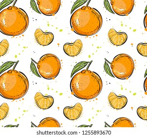 Pattern of Mandarin orange