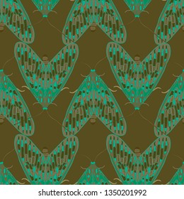 Pattern of many butterflies