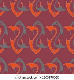 Pattern many fish
