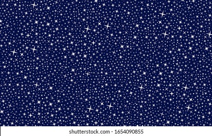 a pattern with many stars