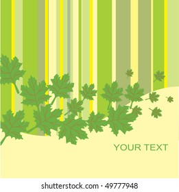 pattern with maple leaves