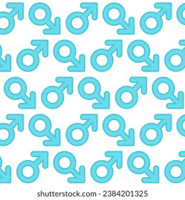 
Iconos de patrones de marcas. Masculina. Símbolo masculino de estilo plano.