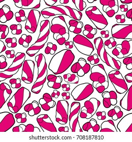 Pattern marshmallow pink