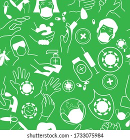 pattern medical, background, coronavirus, syringe