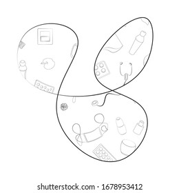Pattern medical devices on figures 