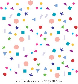 pattern memphis style design illustration