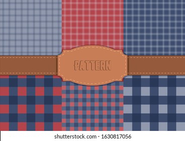 Pattern for men's shirt. Cell