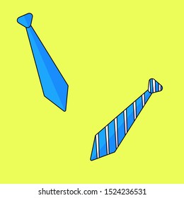 
pattern men's ties stock vector illustration