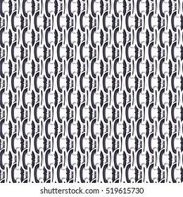 Pattern mesh, chain, weave, curve, circle, circle, seamless vector background.