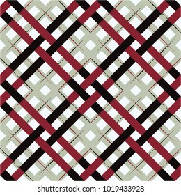 Pattern mesh, diagonal, square, rhombus, thin, elegant, universal cell, seamless vector background.