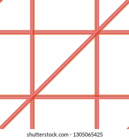 Pattern with the mesh, grid. Seamless vector background. Abstract geometric texture. Geometric motif Memphis style Digital paper for page fills, web designing, backdrops, backgrounds, cover. 