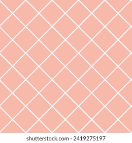 Pattern with the mesh, grid. Seamless vector background. Abstract geometric texture. Rhombuses wallpaper. Diamonds motif Digital paper for print on fabric, gift wrap, web backgrounds, scrap booking