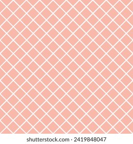 Pattern with the mesh, grid. Seamless vector background. Abstract geometric texture. Rhombuses wallpaper. Diamonds motif Digital paper for print on fabric, gift wrap, web backgrounds, scrap booking