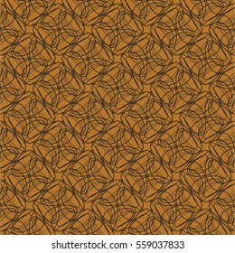 Pattern mesh netting, swirl, curve, seamless vector background.