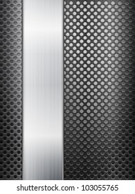 Pattern of metal texture background. Vector illustration.