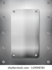 Pattern of metal texture background. Vector illustration.