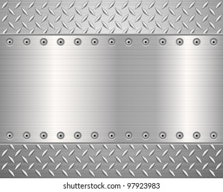 Pattern of metal texture background.Vector illustration.