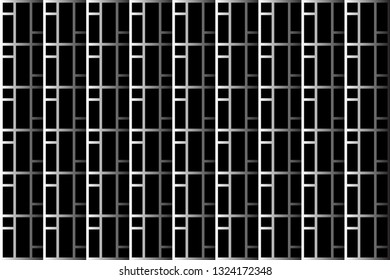 pattern minimalis design, concept paper cut. black background. -vektor