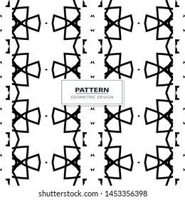 Pattern minimalism black white strips openwork