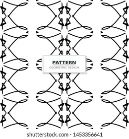 Pattern minimalism black white strips openwork