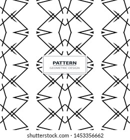 Pattern minimalism black white strips openwork