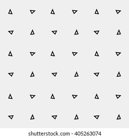 Pattern minimalist background triangle, retro vintage design vector, geometric