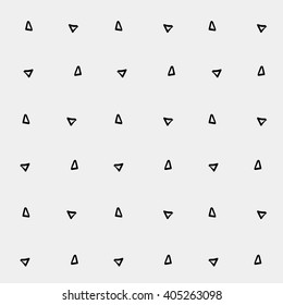 Pattern minimalist background triangle, retro vintage design vector, geometric