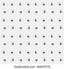 Pattern minimalist background triangle, retro vintage design vector, geometric