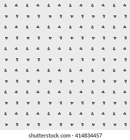 Pattern minimalist background triangle, retro vintage design vector, geometric