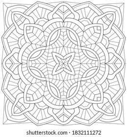 Pattern modern black and white vector