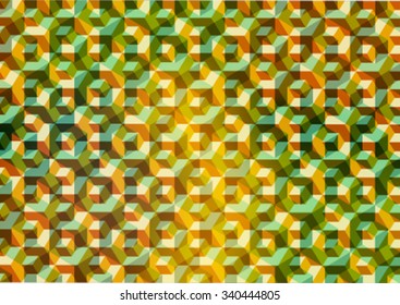 Pattern Modern colorful 3d background with designed abstraction. 80's Retro Colorful geometric background. Vector illustration colored geometric texture seamless pattern easy editable for Your design.