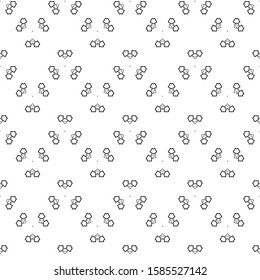 Pattern of modern design. Retro black and white texture abstract background in geometric style. Vector illustration of EPS 10.