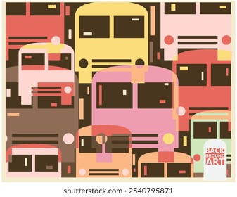 pattern with modern vector-based patterns to support artistic needs