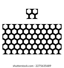 PATRÓN MONÓCROMO NEGRO Y BLANCO