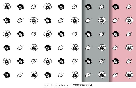 Patrón con paneles monocromos alineados. Ilustración vectorial.