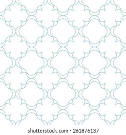 Pattern moroccan. Blue color.