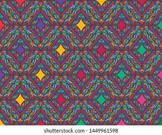 Pattern mosaic decorative element colorful